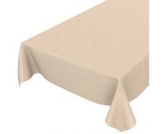 ANRO - Mantel de Hule (180 x 140 cm, 180 x 140 cm), diseño de Flores, Color Beige