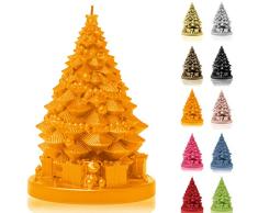 Candellana Christmass Tree with Gifts Vela - DecoraciÃ³n NavideÃ±a - ArtÃ­culos de Navidad - Vela Decorativa - Velas de Navidad - Regalo de Navidad - Regalos Hechos a Mano
