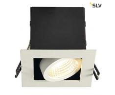 Slv kadux - Luminaria empotrar led dl cuadrado 9w 3000k blanco