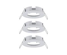 Paulmann 92480 Luminaria Choose, Foco Fijo, mÃ¡x. 3x10 W, proyector Incorporado en el Techo, Blanco Mate, lÃ¡mpara empotrable, Aluminio, White Matt