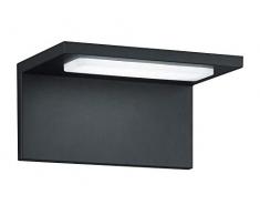 Trio Trave - Aplique exterior LED, 6 W, 450 lm, color antracita