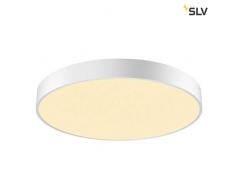 SLV MEDO 60 CW, Corona, LED Indoor pared y Deckenaufbauleuchte, DALI, Silbergrau, 3000/4000K lámpara, aluminio, 40 W, gris