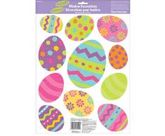 amscan Huevos de Pascua con Purpurina decoración para Ventana
