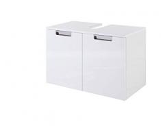 Schildmeyer Rilana 130513 Armario para Lavabo, Blanco Brillante, 46,5 x 33 x 35 cm