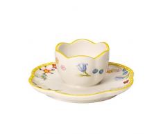 Villeroy & Boch Spring Awakening Huevera, Porcelana, Amarillo, 10X4Cm