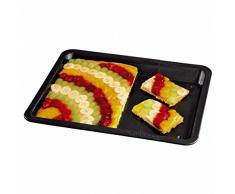 Xavax 00111526 Horno Rectangular - Bandeja de Horno (Tarta, Horno, Rectangular, Negro, 250 °C, 330 mm)