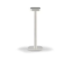 QUSHINI, Lámpara Impermeable, Lampara de Mesa Recargable con Cable USB, Utilizable en Exteriores, Dos Niveles de Intensidad, AutonomÃa de 8-16 Horas