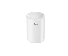 Roca A3870ZK000 Vaso de Encimera Onda Porcelana Blanca, Pequeño