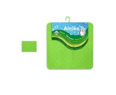 ALFOMBRA BAÃO PVC MASAJE 54X54 CM VERDE