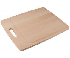 Fackelmann 31622 Tabla de Cortar, 38 x 30 cm, tablón de Madera de Haya