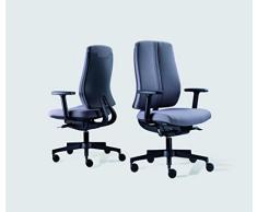 BISLEY Tam Silla giratoria de Oficina, Gris, individuell anpassbar