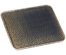Kamino - Flam â Placa protectora contra chispas, Antichispas de suelo para chimenea, Salvachispas para estufa â resistente a altas temperaturas â Latón viejo, 80 x 60 cm