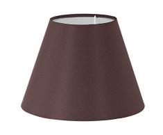EGLO 1+1 VINTAGE Universal Marrón Tela pantalla de lámpara - Lámpara de tonos (Universal, Interior, Marrón, Tela, 145 mm, 400 g)