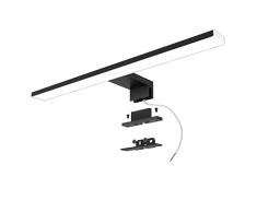 Azhien LÃ¡mpara LED de Espejo 10W 820LM, 40cm Apliques Espejo de baÃ±o blanco frÃ­o 6500K,3 en 1 230V Luz para Espejo de BaÃ±o IP44 Impermeable,Negro