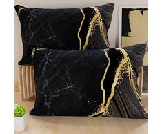 PETTI Artigiani Italiani - Fundas de Almohada, 2 Fundas de cojÃ­n, Fundas de Almohada de impresiÃ³n Digital, Fundas de cojÃ­n, 100% Microfibra hipoalergÃ©nica, Cesta con Flores
