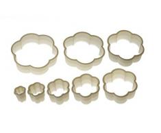 silikomart Set de Cortapastas con Forma de Flor