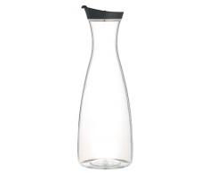 KitchenCraft Jarra de agua de plÃ¡stico con tapa JUICEJAR, transparente, 1,5 litros