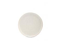 House Doctor 206260105 Pion - Plato de porcelana, color gris y blanco