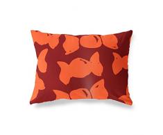 BonaMaison Fundas para CojÃ­nes, Naranja-Burdeos Funda de Almohada para SofÃ¡ Coche Silla Oficina Cama Decorativa Moderna DecoraciÃ³n del Hogar, 45x60 Cm - DiseÃ±ado y Fabricado en TurquÃ­a