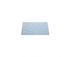 TrAdE Shop Traesio - Alfombrilla de Ducha Antideslizante, de Goma, Efecto Piedra, Azul, 40 x 70 cm