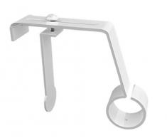 Trim & Tram 5906 C9 Soporte de Barra para Maletero de persiana Metal, Color Blanco, diámetro 20