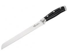 Lagostina 14450510520 Cuchillo de Cocina Cuchillo para Pan Acero Inoxidable - Cuchillos de Cocina (Cuchillo para Pan, 20 cm, Acero Inoxidable, Acero Inoxidable, Negro/Acero Inoxidable, 1 Pieza(s))