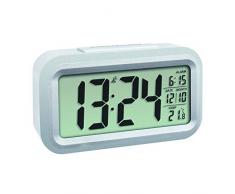 TFA Dostmann Lumio - Radiodespertador, plÃ¡stico, Blanco, (L) 138 x (B) 48 x (H) 79 mm