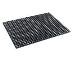 Wenko Tapete de Silicona para Horno 25060900, Color Negro