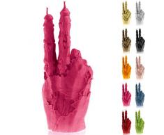 Candellana Vela Deco Zombie - Deco Mano Zombie - Mano Deco Halloween - Deco Gótico - Vela Deco Grunge - Deco Heavy Metal - Decoración Habitación Grunge Zombie Hand Peace