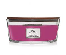 WoodWick Ellipse Vela perfumada con mecha crujiente | Wild Berry & Beets | Hasta 50 horas de tiempo de combustiÃ³n
