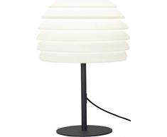 Star Gardenlight - Lámpara de jardín (metal, 50 x 37 cm), color blanco y negro