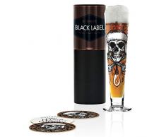 RITZENHOFF 1010247 Black Label - Vaso de cerveza (cristal, 385 ml)
