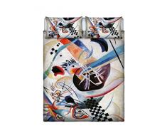 Sogni dAutore Set de Ropa de Cama (Hoja Plana 255x300cm + 2 Fundas Cojin 52x82cm con Solapa Interna), SD62, 100Â % AlgodÃ³n, Doble