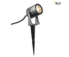 SLV Spike, lámpara LED exterior Estaca, antracita, IP55, 3000 K, 40 ° Lámpara, aluminio, 6 W