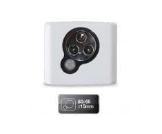 GSC Push-Light 3LEDs sensor movimiento. 3pilas R3(AAA), Blanco