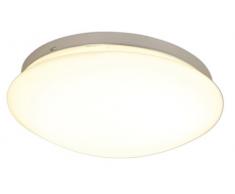 Naeve Leuchten 1152626 - Plafón de pared o techo led (cristal, incluye 160 bombillas led, 10 W, 240 V, 29 x 29 x 10 cm), color blanco