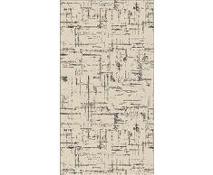 Homemania - Alfombra Impresa, 25% poliÃ©ster, 75% algodÃ³n, Multicolor