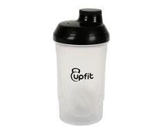UPFIT - Coctelera - 500 ml - Facilita la mezcla homogÃ©nea de los polvos proteicos - FÃ¡cil de limpiar - Enjuague antes del primer uso - Transparente - Ligero y prÃ¡ctico - Con mezclador
