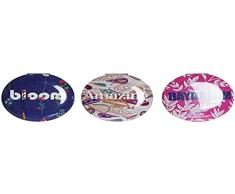 DKD Home Decor Espejo de Bolsillo Marrón Aluminio Fucsia Lila (3 pcs)