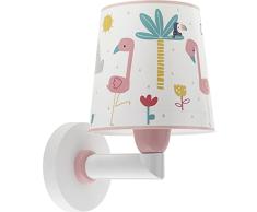 Dalber Aplique Infantil De Pared Flamingo Flamenco Animales Arcoiris Rosa