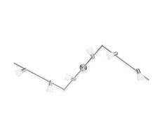 Philips Essentials Burlap - Barra de luces con 6 focos, E14, LED, niquel