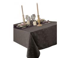 CALITEX Mantel de Tejido Ombra Gris Fonce Redondo 180Â cm