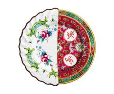 Seletti Plato De Fruta De Porcelana diámetro CM.20 h.1,6 Hybrid-eudossia