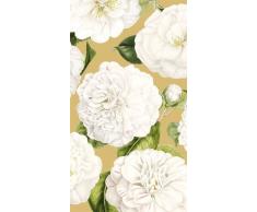 Caspari Toallas de Papel para Invitados Camellia, Color Dorado, 11 x 20 x 3 cm