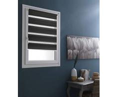 MADECOSTORE N7996052190 - Estor Enrollable, Color Gris Antracita, 55 x 190 cm (Tela = 52 cm)