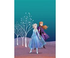 Komar Disney Wandbild Von Frozen Sisters | Kinderzimmer, Babyzimmer, Dekoration, Kunstdruck | ohne Rahmen | WB071-50x70 fotomural, carbÃ³n