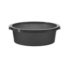 orthex Sauna Cuenco, Transparente Gris, 37Â x 39,5Â x 13Â cm