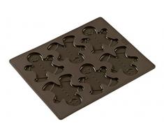 Lurch 65014 FlexiForm - Molde para Galletas con Forma de muÃ±eco (30 x 24Â cm), Color marrÃ³n