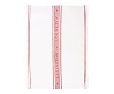 Lexington Star Toalla de Cocina, Color Blanco/Rojo