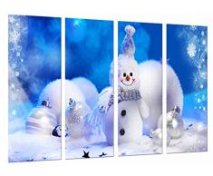 Poster FotogrÃ¡fico Navidad, Peluche Juguete NavideÃ±o, Adornos Con Nieve TamaÃ±o total: 131 x 62 cm XXL
